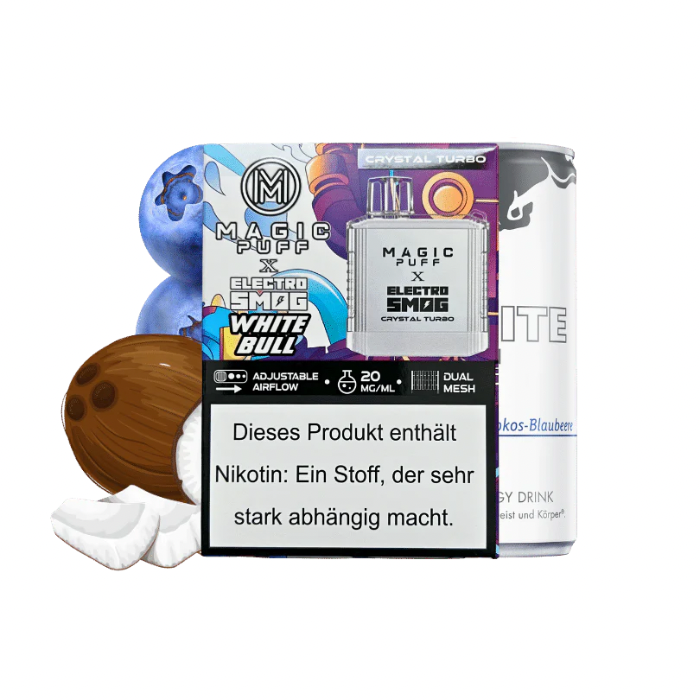 Magic Puff Crystal Turbo | White Bull | 20mg/ml