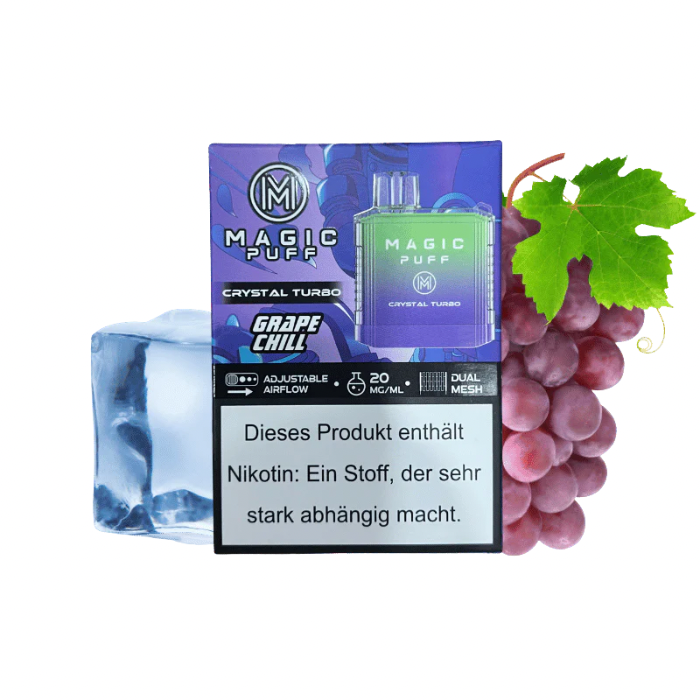 Magic Puff Crystal Turbo | Grape Chill | 20mg
