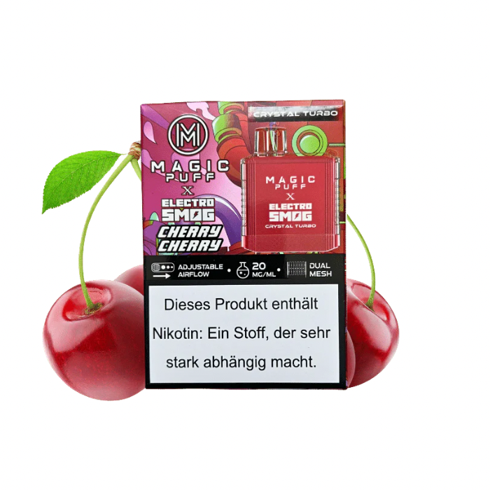 Magic Puff Crystal Turbo | Cherry Cherry | 20mg/ml