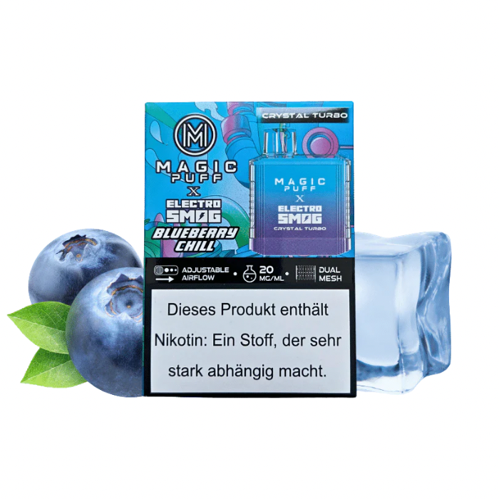 Magic Puff Crystal Turbo | Blueberry Chill | 20mg/ml