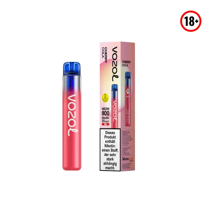 Vozol Neon 800 Cherry Cola Einweg Vape 