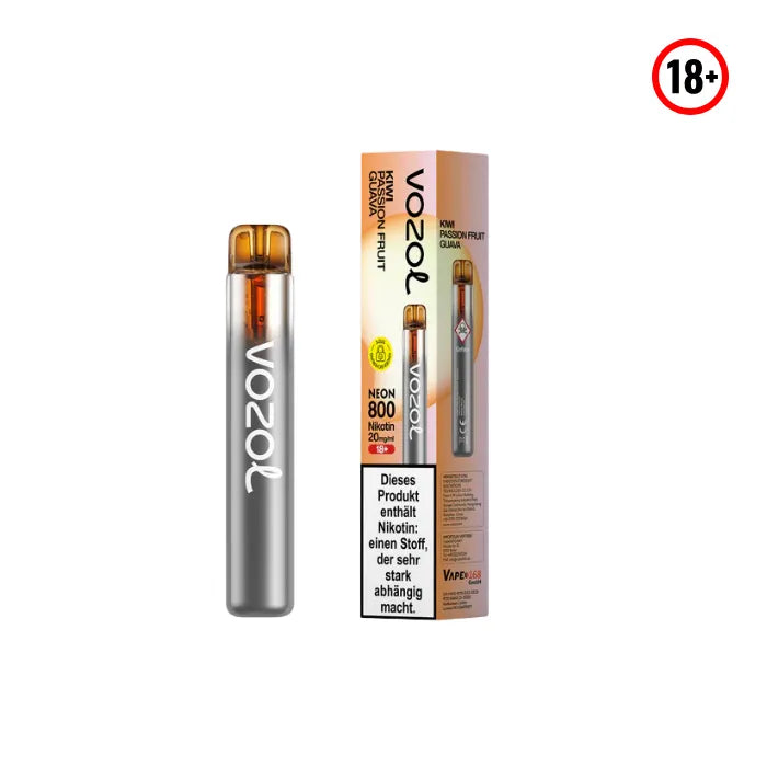 Vozol Neon 800 Kiwi Passionfruit Guava Einweg Vape 