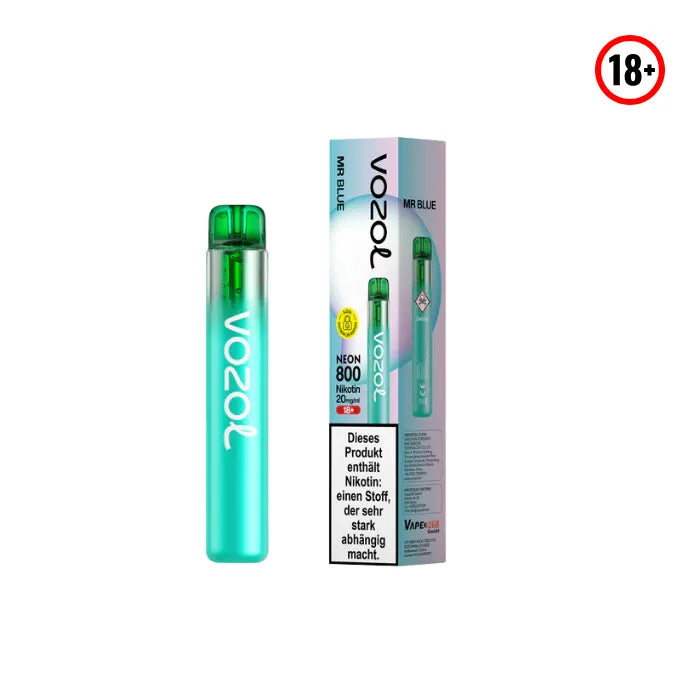 Vozol Neon 800 Mr.Blue Einweg Vape 