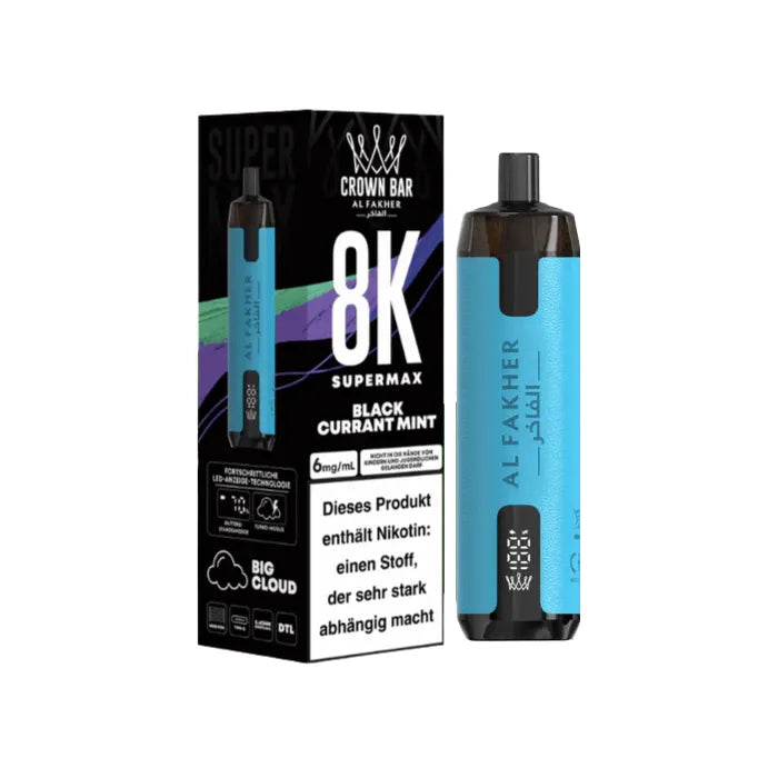 Al Fakher 8000 Black Currant Mint